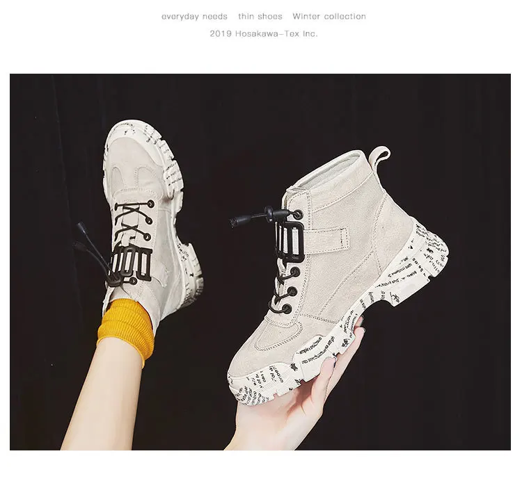 

Women Sneakers Outdoor Lace-up Trend Woman Fashion Sneaker Vulcanized Shoes 2020 Women Sneakers Rubber