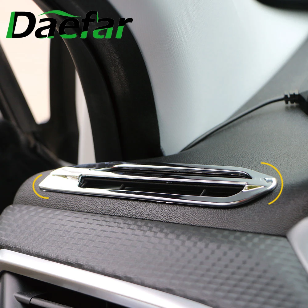 Хромированная отделка для приборной панели Daefar аксессуары Peugeot 2008 208 2013 - 2017 |