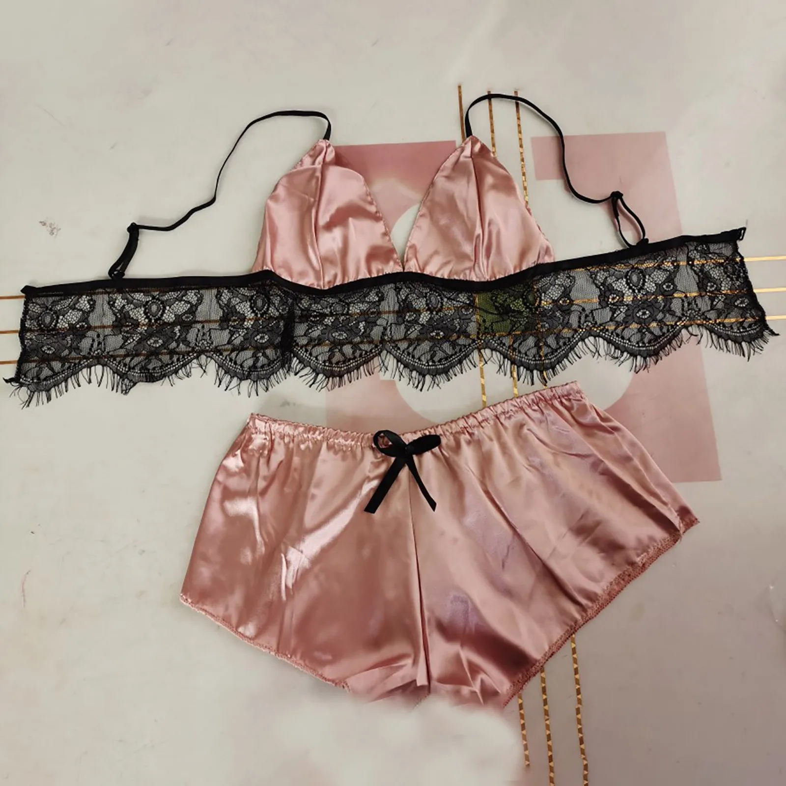 

2021 sexy lingerie porno Ladies Strap Crochet Lace Cutout Teddy Lingerie Embroidery Gauze Underwear roupas femininas
