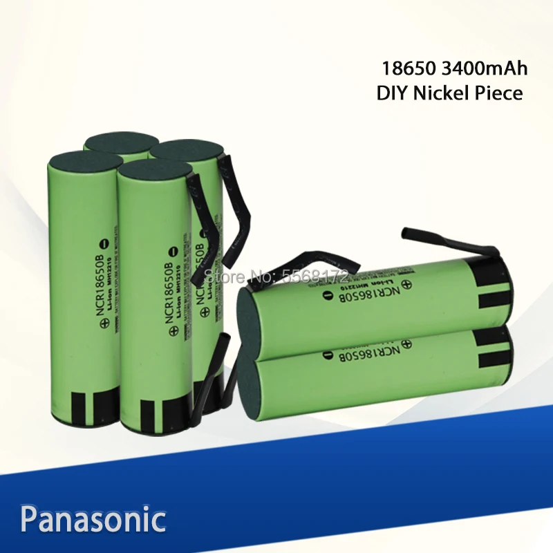 Аккумулятор Panasonic NCR18650B перезаряжаемый литиевый аккумулятор 2019 в 3 7 мАч +