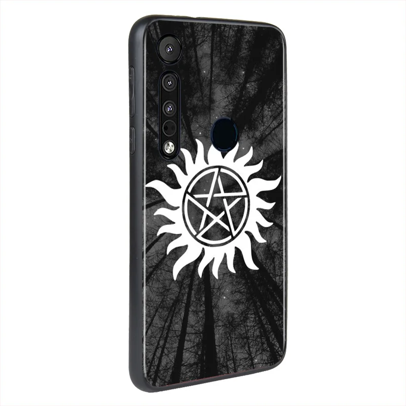 

Supernatural Badge logo For Motorola Edge G Stylus 5G G8 G9 Play Power Lite One Huper Marco Fusion Plus Phone Case