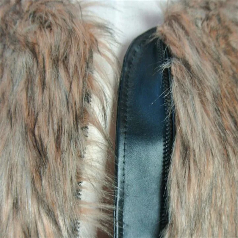 Fox fur coat womens jackets ladies short clothes imitation raccoon slim leisure warm autumn winter new style manteau femme hiver