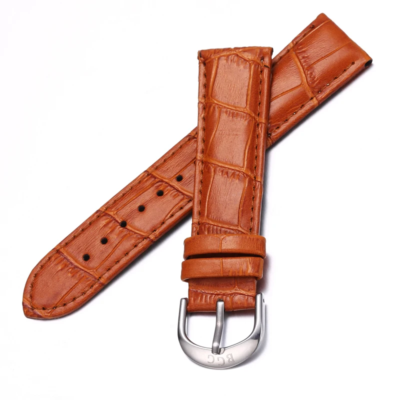 Высокое качество 20 мм ремешок для часов из коровьей кожи сменные часы и мужчин