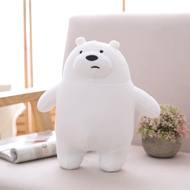 ice bear Милый мы вся правда о медведях мультяшный кулон Мягкая игрушка гризли панда белый медведь плюшевые игрушки мягкие Kawaii Плюшевые куклы для детей, высокое качество, подарок - Цвет: ice bear