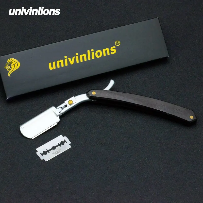 Univinlions деревянная складная бритва для бритья парикмахера мужчин женщин