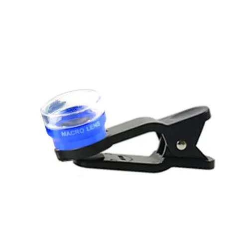 6x micro blue Orsda объектив для телефона рыбий глаз 0.67x широкоугольный зум объектив рыбий глаз 6x макро объектив камеры Наборы с зажимом объектив на телефон для смартфона все сотовые телефоны - Цвет: 6x micro blue