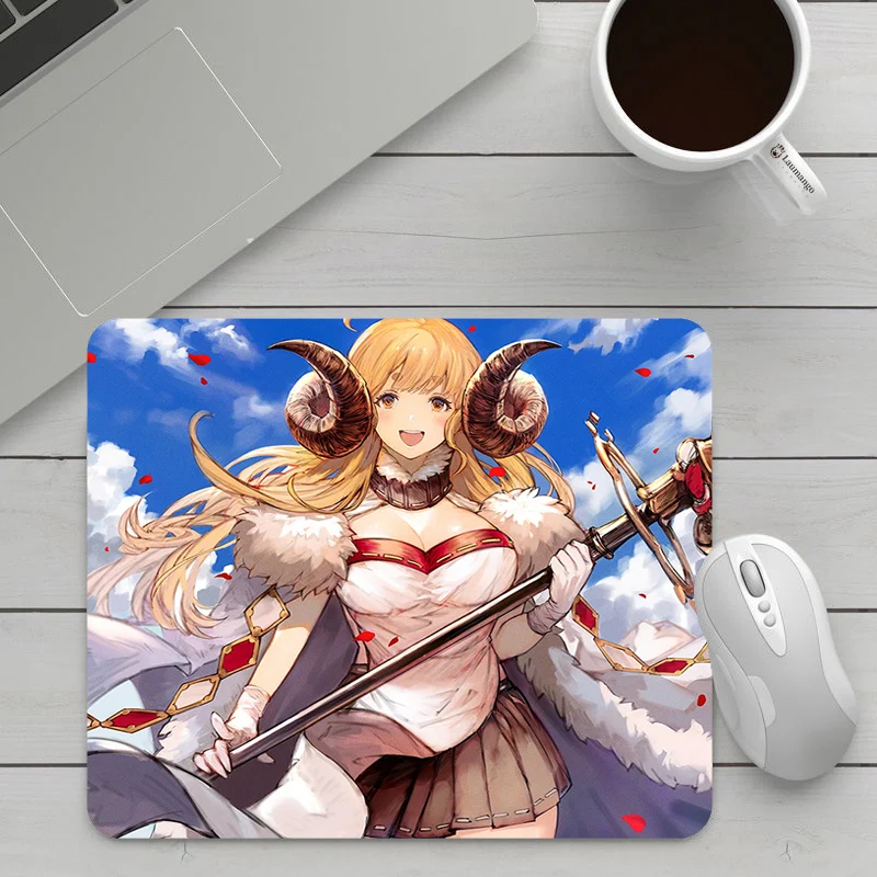 

Симпатичный маленький коврик для мыши с милым мультяшным рисунком, аксессуары для геймеров GrandBlue, Настольный коврик, Аниме Коврик для игров...