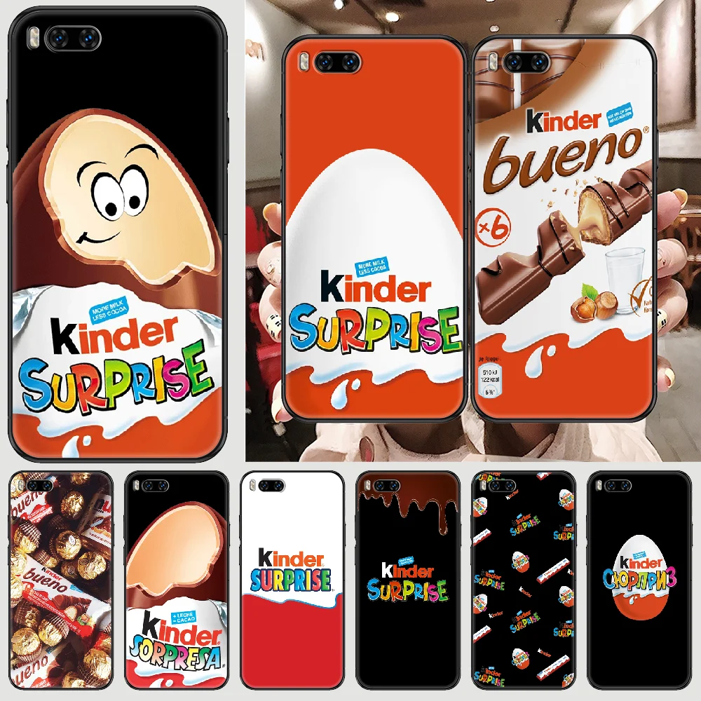 KINDER JOY яйцо сюрприз чехол для телефона Xiaomi Mi Max Note 3 A2 A3 8 9 9T 10 Lite Pro Ultra черные модные