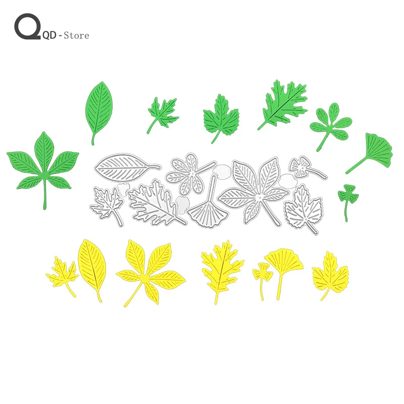 

Metal Cutting Dies Children's Educational Leaf Set Handmade Tools DIY Card Make Mould Model Craft Decoration New 2021