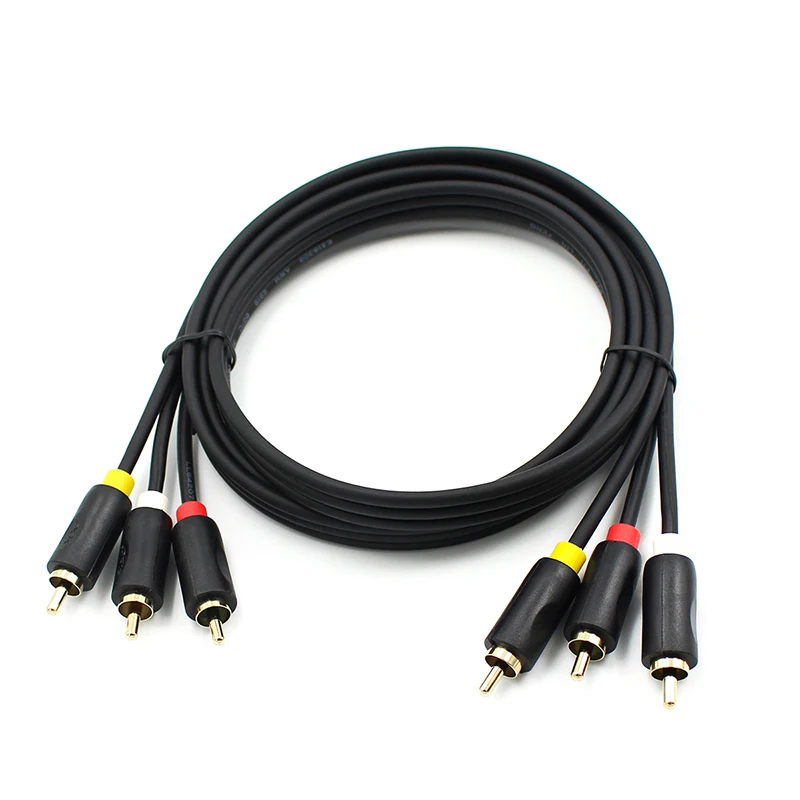 3 RCA папа AV Аудио Видео удлинитель (3 шт)|Кабели VGA| |