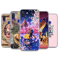 beauty and the beast for xiaomi redmi 9i 9t 9a 9c 9 8a 8 go 7 7a s2 y2 6 6a 5 5a 4x prime pro plus transparent phone case