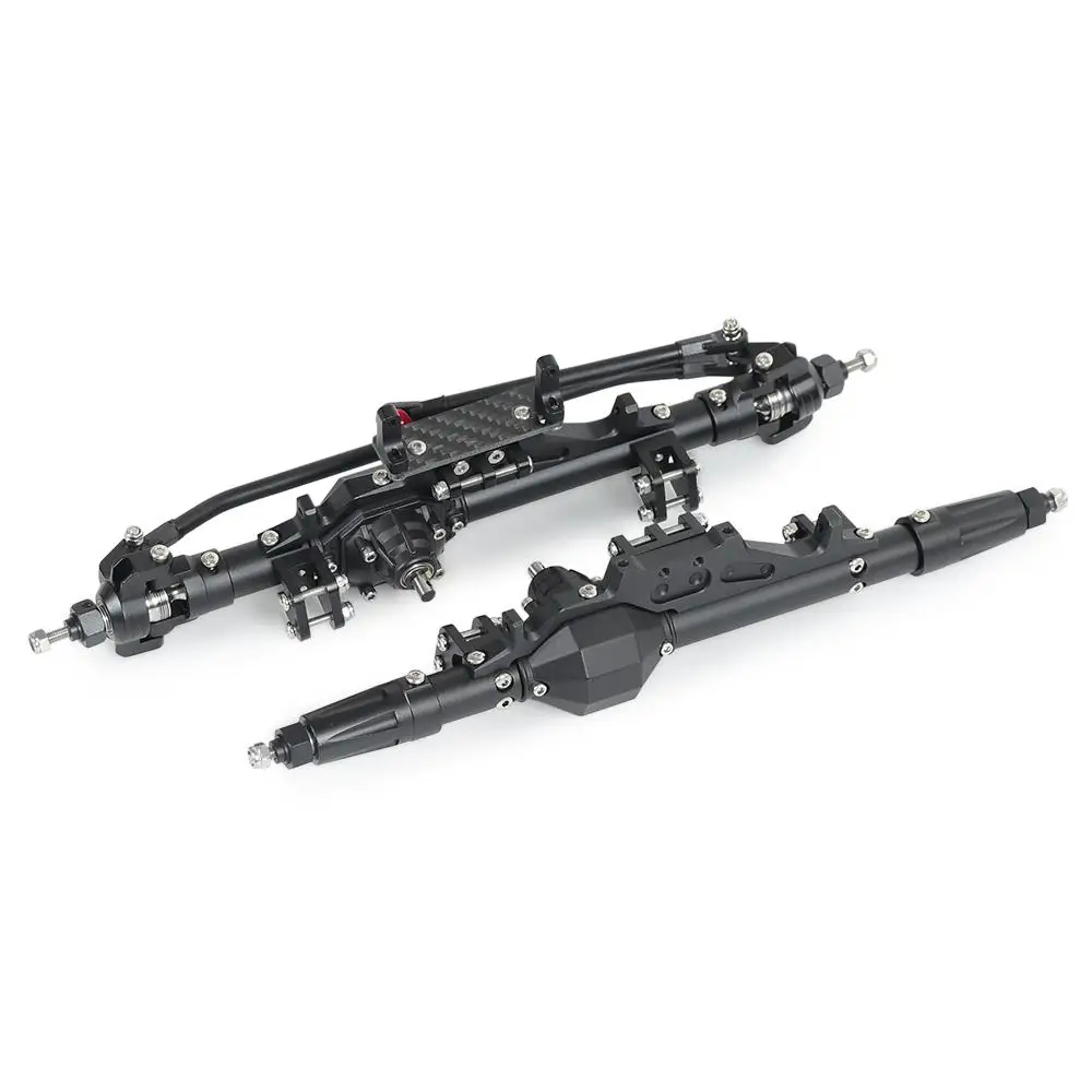 

RCtown 1/10 RC автомобили Полный алюминиевый сплав передний задний мост для RC Гусеничный осевой Рейф Рок гонщик 90018 90045 RR10 90048 90053