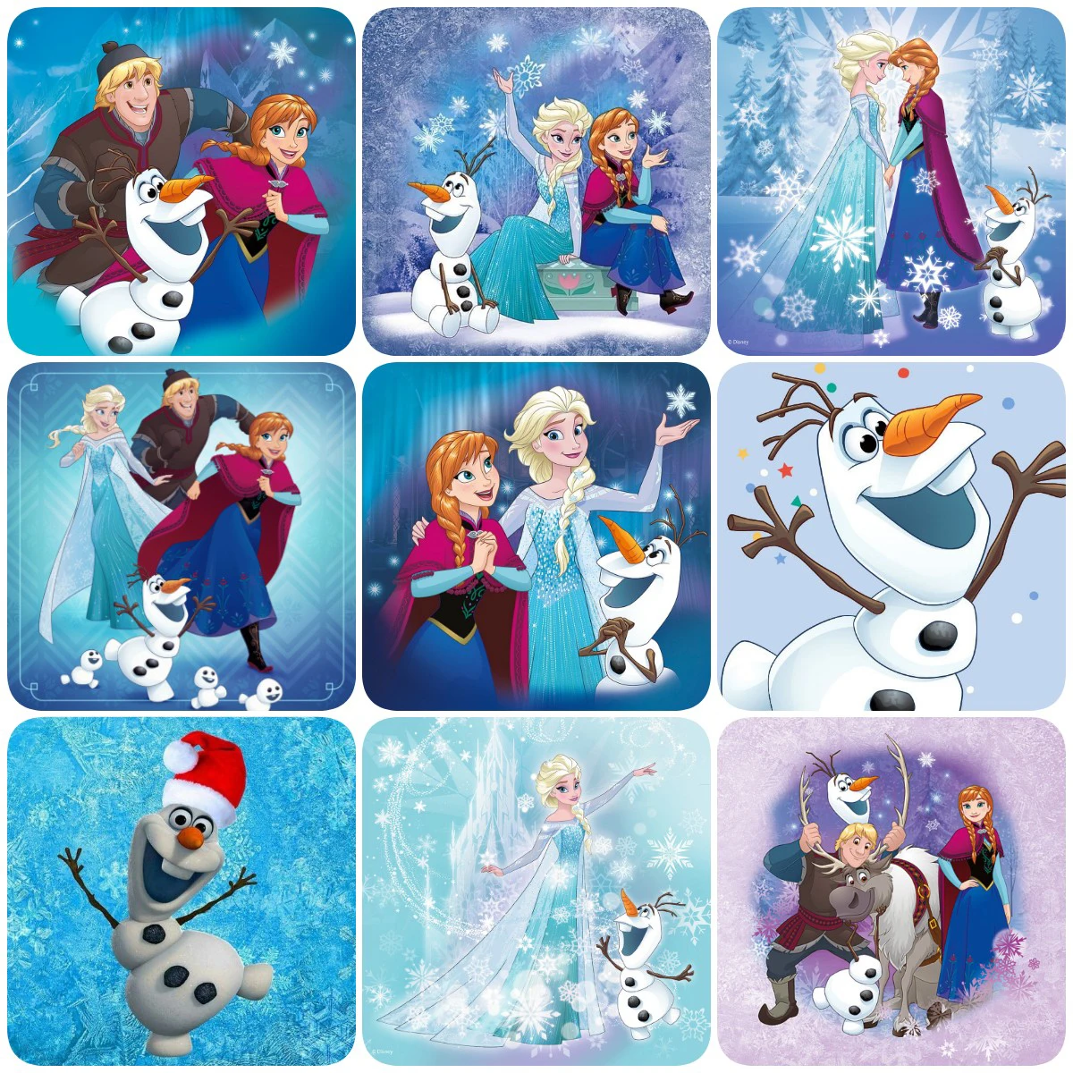 

Disney Cartoon Frozen Princess Anna Elsa 5D Diamond Painting Cross Stitch Embroidery Mosaic Wall Decor Full Square Dill Gifts