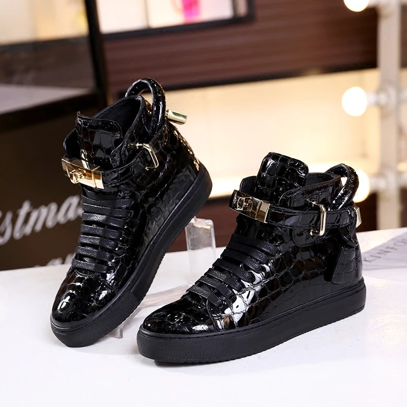 Женские высокие кроссовки Stylesowner осенняя повседневная обувь из натуральной кожи