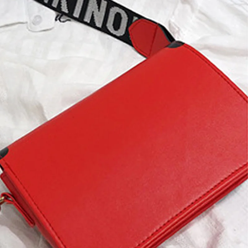 Корейская версия широкого плечевого ремня маленькая квадратная сумка трендовая