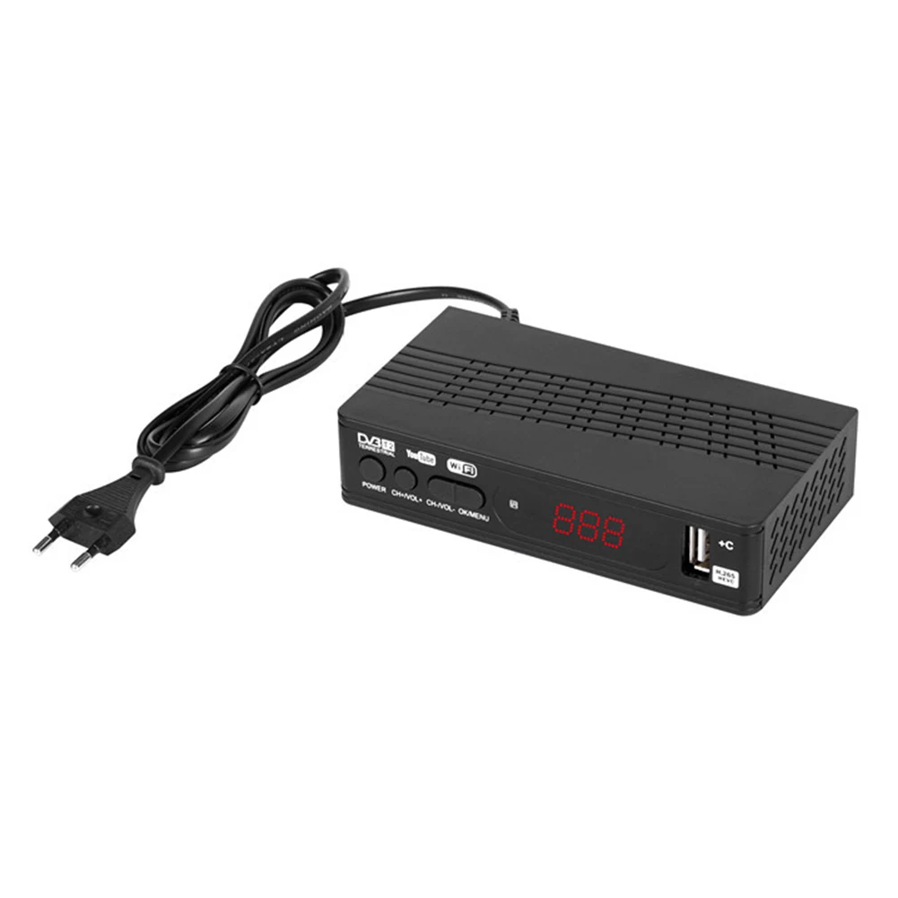 

PVR EPG TV Box Set Top Multi Language H.265 DVB-T2 HD 1080P Digital Converter Decorder Home Theater Smart Video Game Tuner