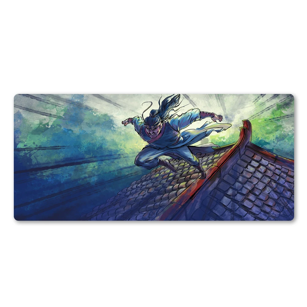 Классный китайский коврик для мыши кунг фу популярные компьютерные игры большой