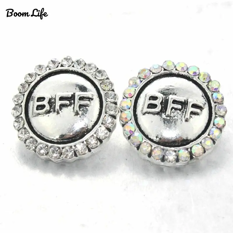 

Boom Life BFF Snap Button 18mm Charm Bracelets Watch round Snap Button Jewelry For Bohemia Bracelet 011105