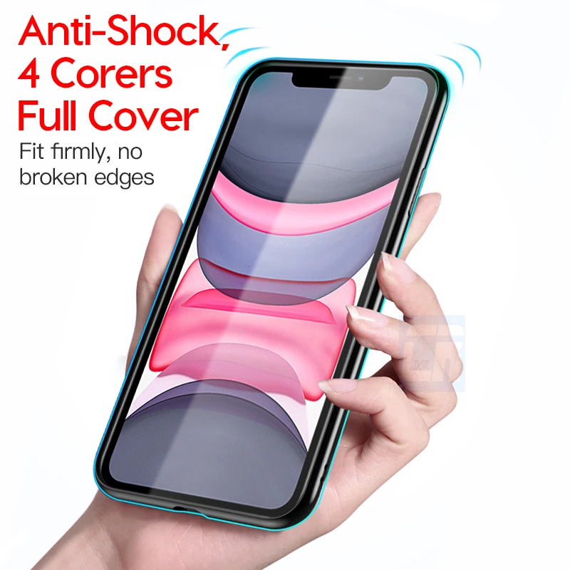 Чехол для iPhone 11 Роскошный Матовый чехол с покрытием телефона X XR XS MAX 8 7 6S Plus мягкая