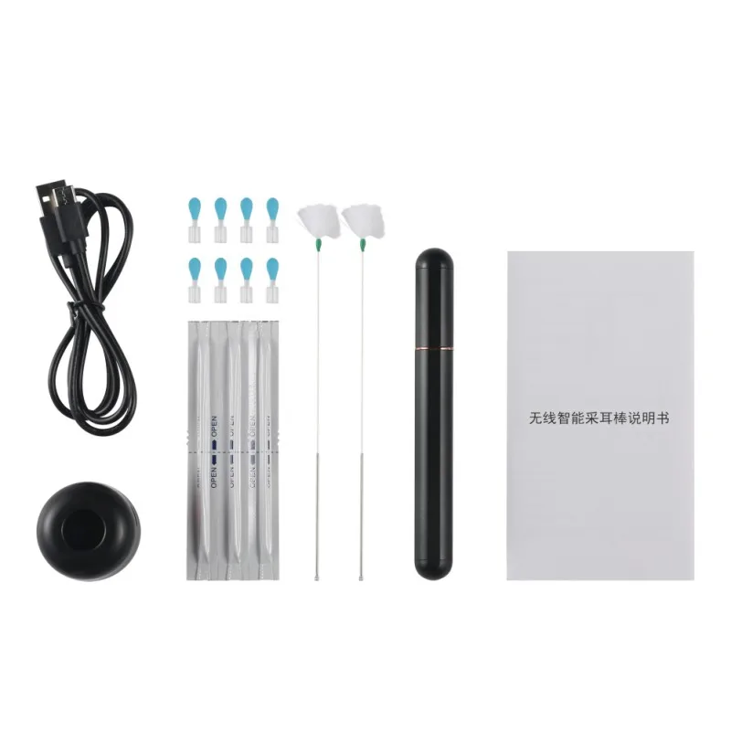 

T1-I Smart Visual Otoscope Ear Picking Stick 3 Megapixel Wireless Ear Picking Ear Picking Ear Picking Artifact 3.5mm HD