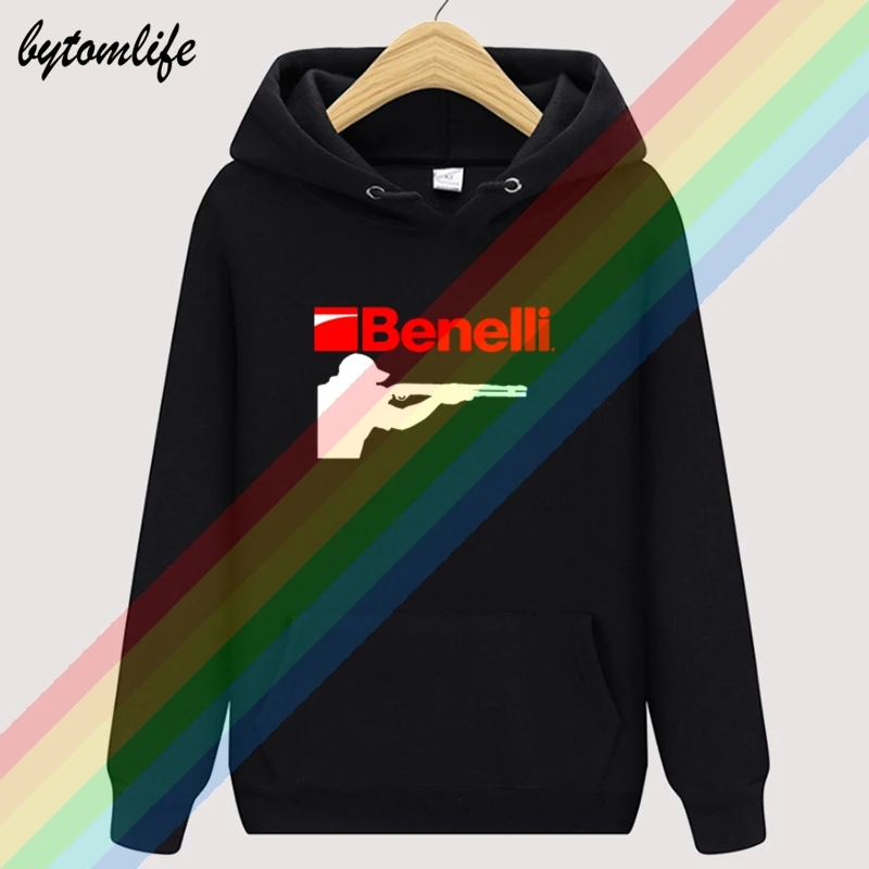 Benelli shotguns 2017 темно синие осенние толстовки Топ Толстовка Мужская модная