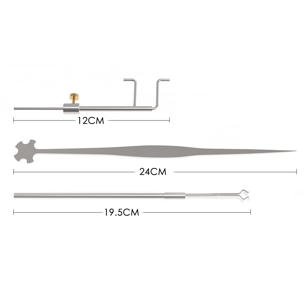 Хромовая скрипка Luther Tools звуковой пост измеритель ретривер набор зажимов для