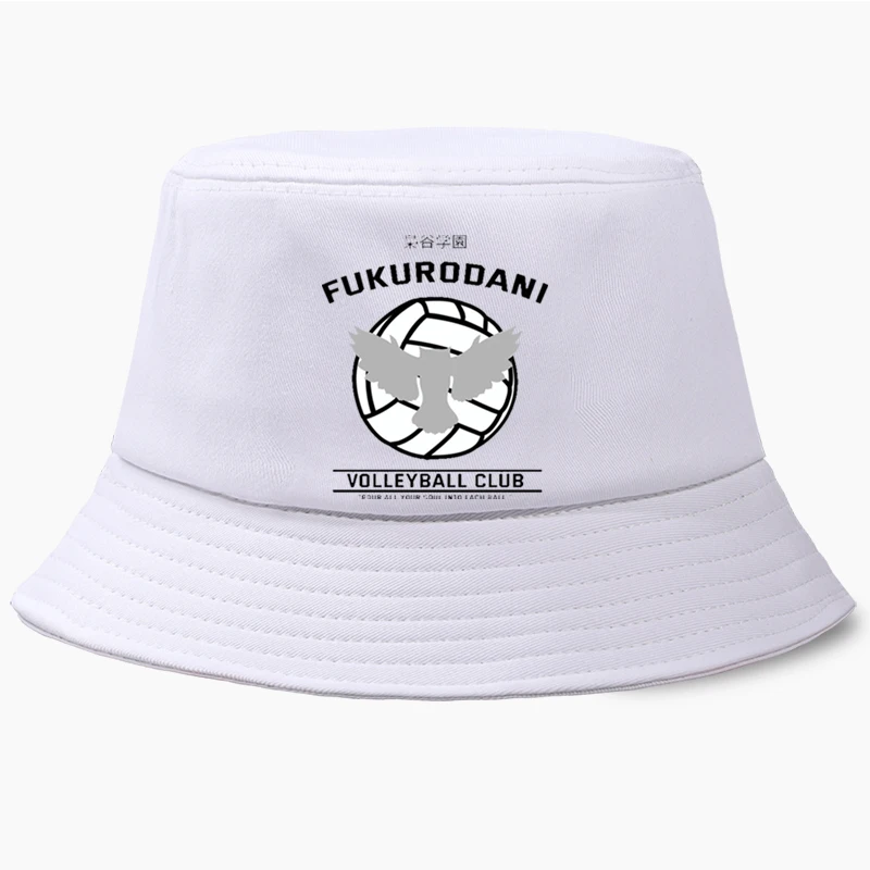 Панама в японском стиле Аниме Haikyuu шляпа для волейбола и клуба s Fukurodani летняя