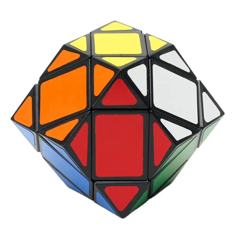 Lanlan 3x3 Dodecahedron Алмазный магический куб головоломка черный драгоценный камень 57 мм