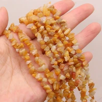 natural stone beads yellow jade irregular exquisite loose spacer gravel for jewelry making diy bracelet necklace accessories