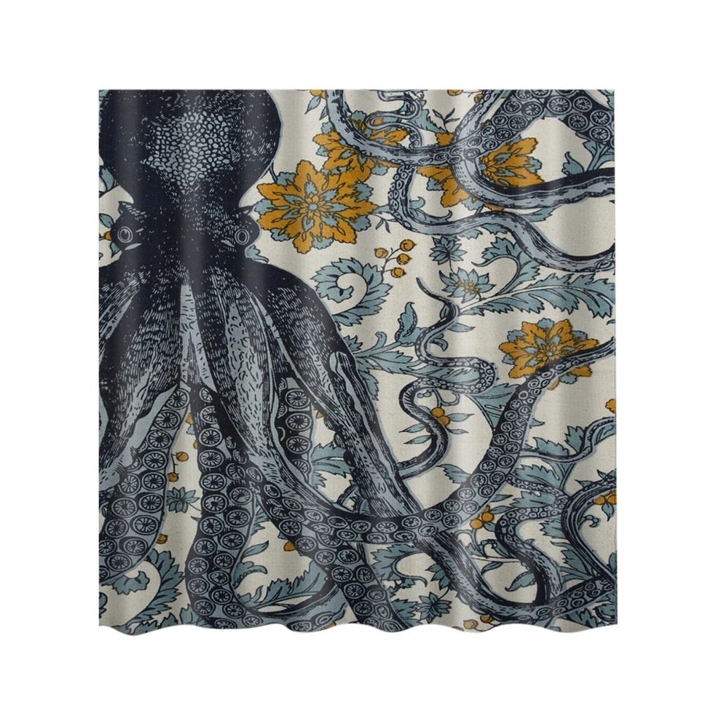 Тканевая Водонепроницаемая душевая занавеска разделительная панель с 12