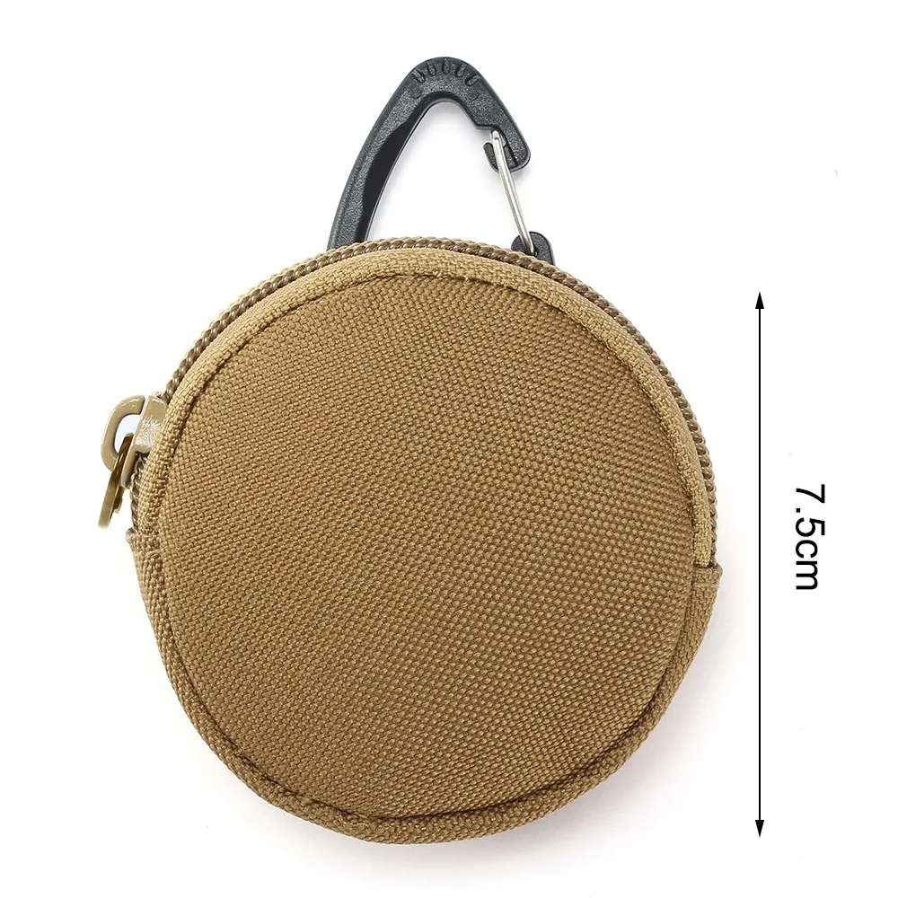 EDC Мини-кошельки для ключей, держатель для мужчин, кошельки для монет, чехол, военная армейская камуфляжная сумка, брелок на молнии, маленький карман, инструменты для охоты