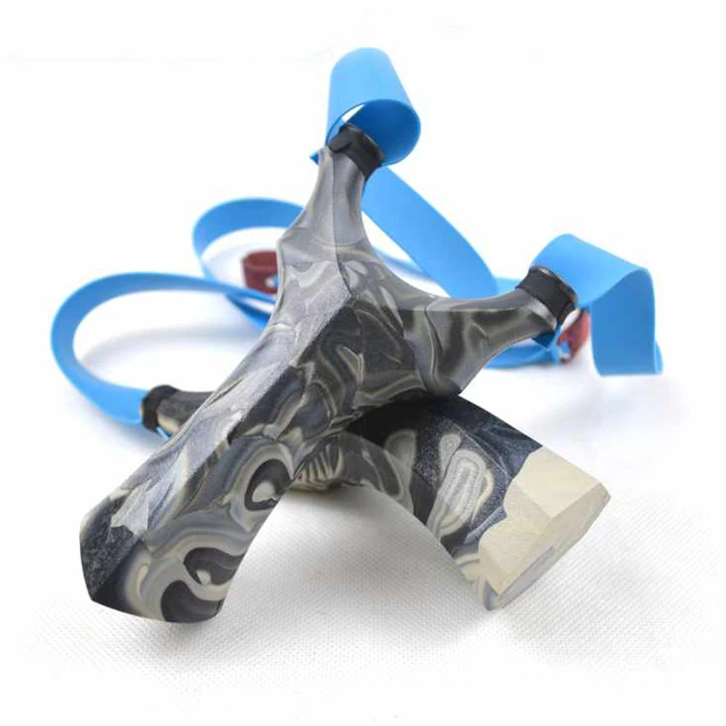 

Высокое качество рогатки охота ABS пластик катапульты с плоской резиновой лентой открытый стрельба из рогаток