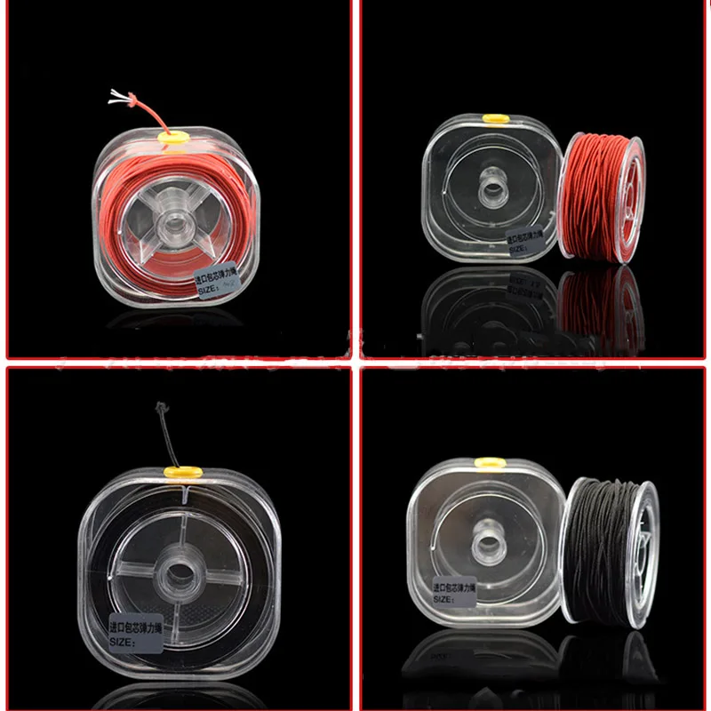 Круглый кристалл растягивающийся эластичный моток веревки с коробкой