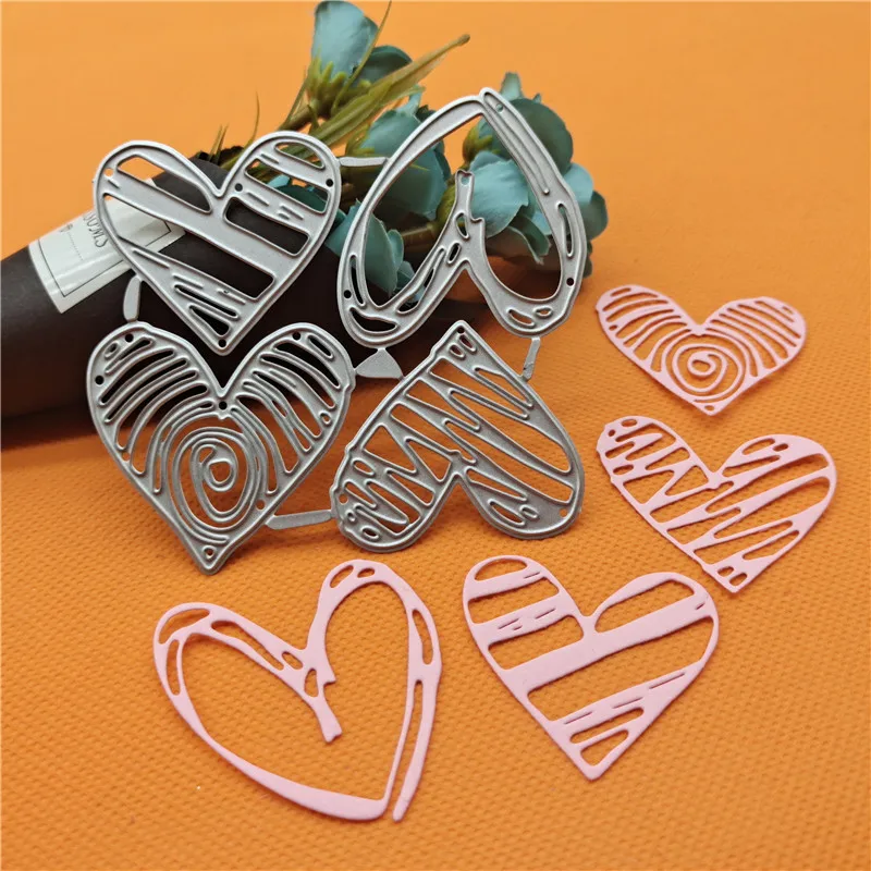 

Love Heart Metal Cutting Dies for Scrapbooking Handmade Mold Cut Stencil New 2021 DIY Card Make Mould Model Craft Decoration