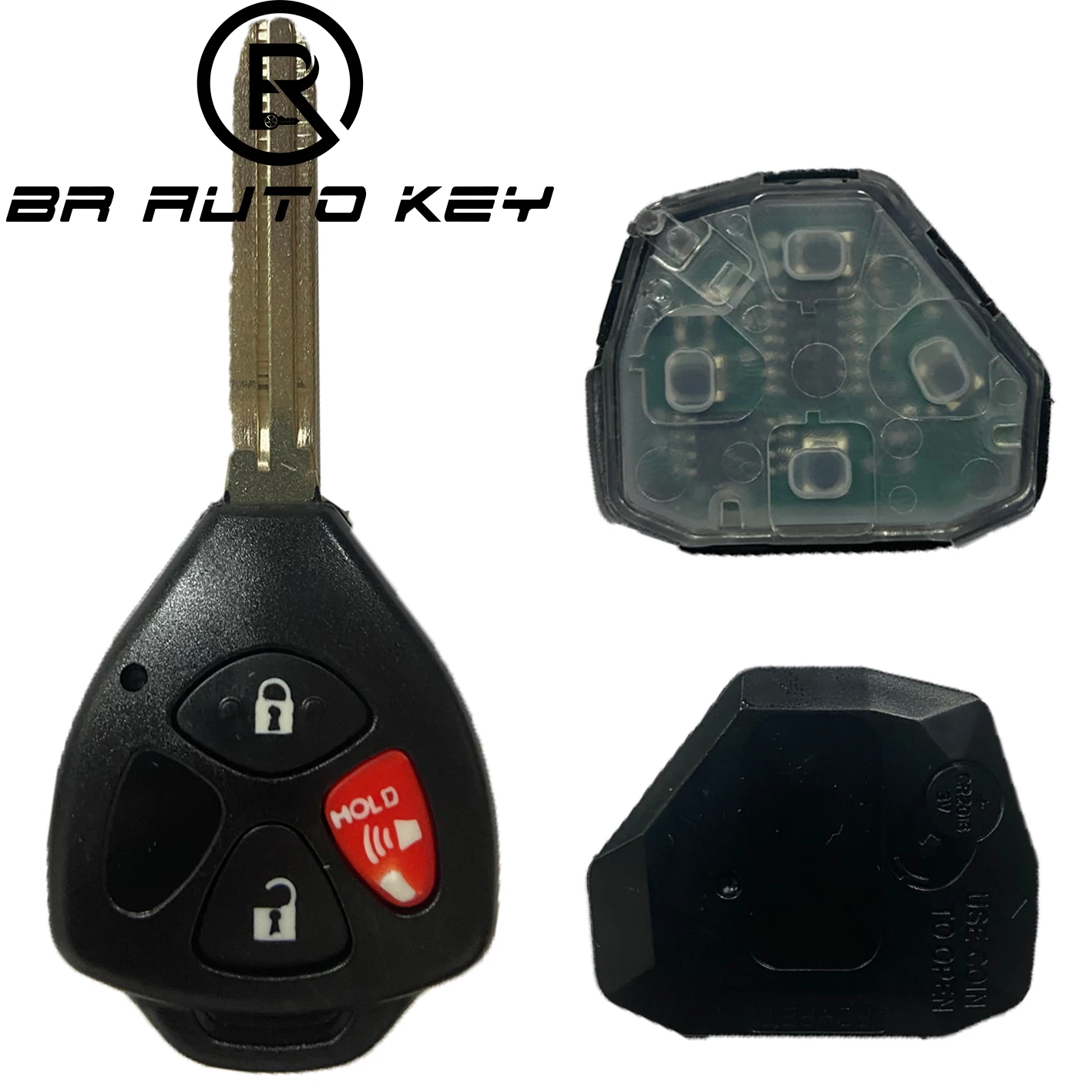 

Флейта с 3 кнопками для Toyota Hilux Fortuner Innova Yaris 2005-2009 433 МГц с чипом 4D67G, идентификатор FCC: B42TA B41TA