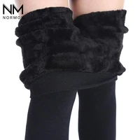 normov womens winter cashmere leggings fashion big size warm super elastic faux velvet winter thick slim leggings