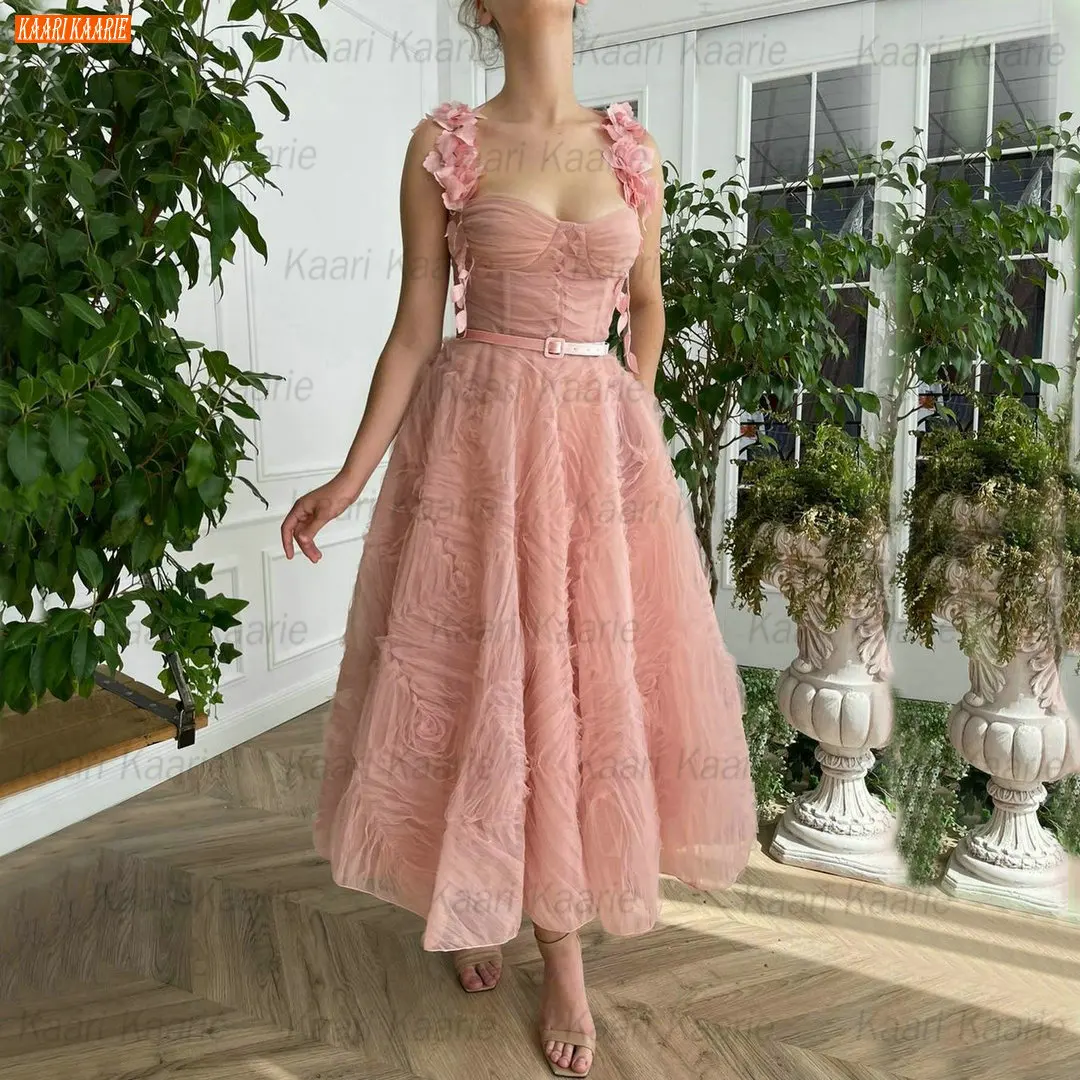 

Pink Prom Gown 2021 robe de bal femme longue A Line Women Party Dresses Custom Made vestidos de fiesta largos elegantes de gala