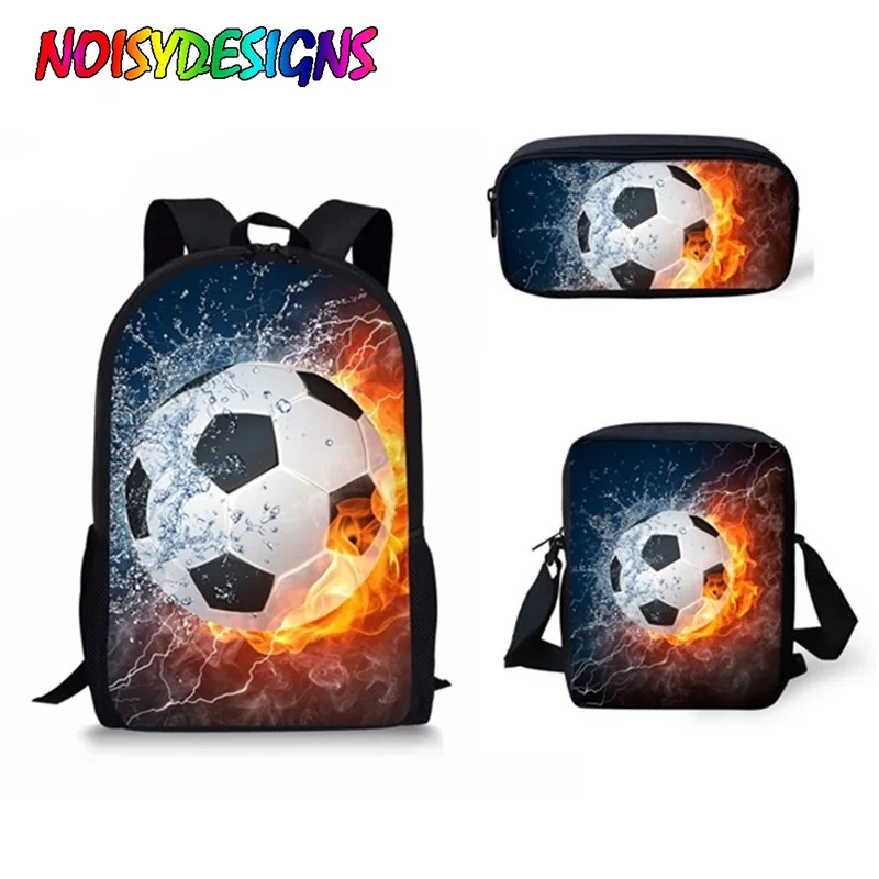 NOISYDESIGNS/детские школьные сумки с 3D принтом в виде шариков для ног 3 шт. школьный