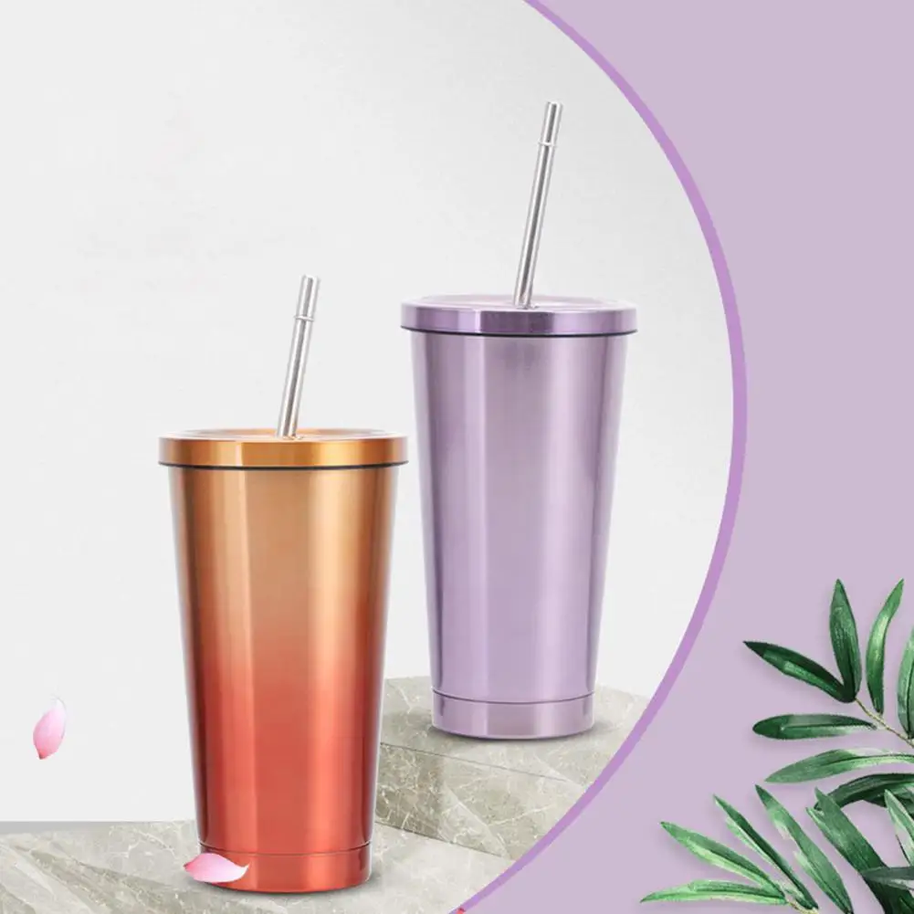 Стакан с крышкой многоразовые кружки из нержавеющей стали вакуумная кружка