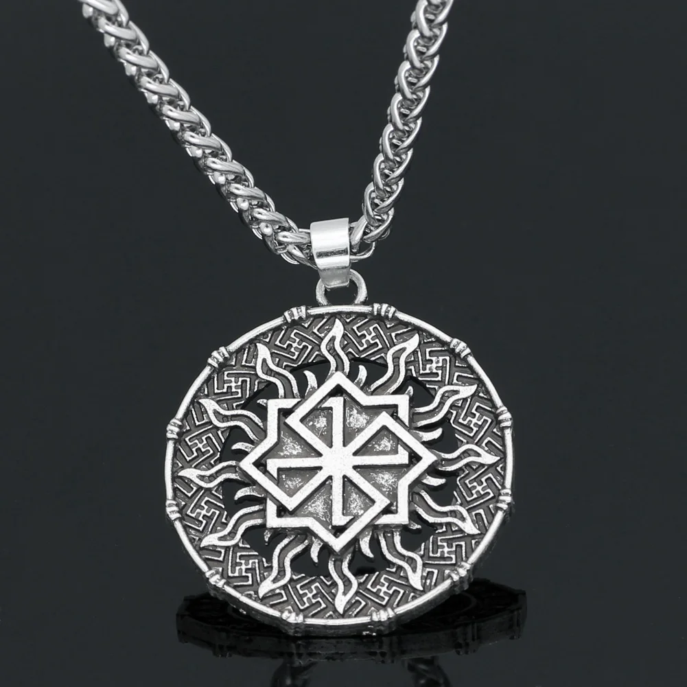 Мужское квадратное ожерелье Svarog с амулетом|Ожерелья подвеской| |