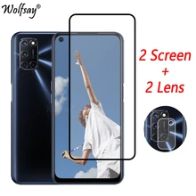 Tempered Glass For Oppo A52 Screen Protector For Oppo A52 Camera Glass For Oppo A52 A53S A54 A74 A94 A12 A15S A73 A32 A33 Glass