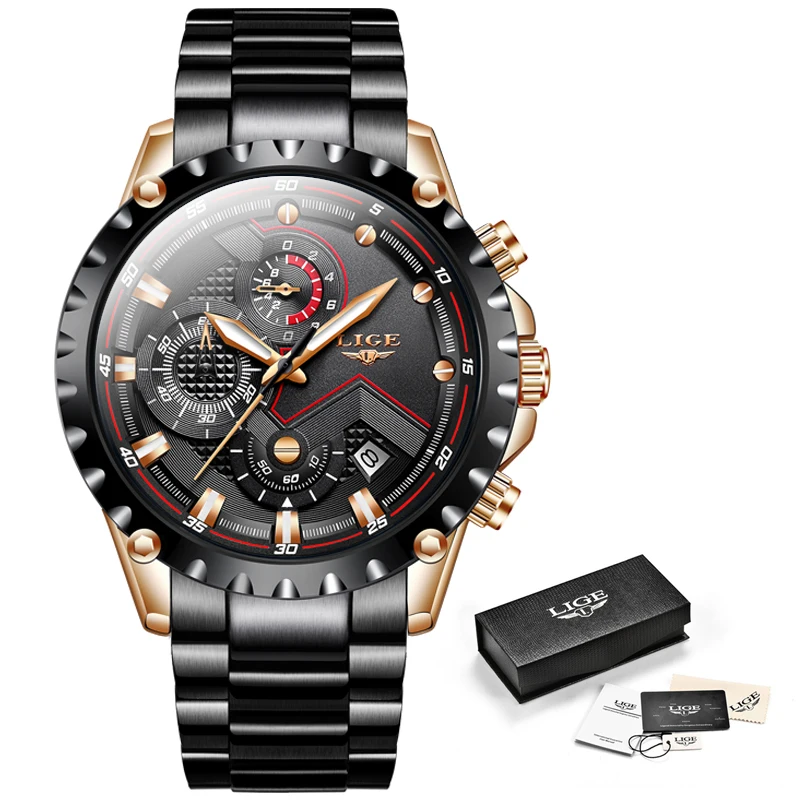 Кварцевые часы новые для мужчин лучший бренд Роскошные мужские спортивные