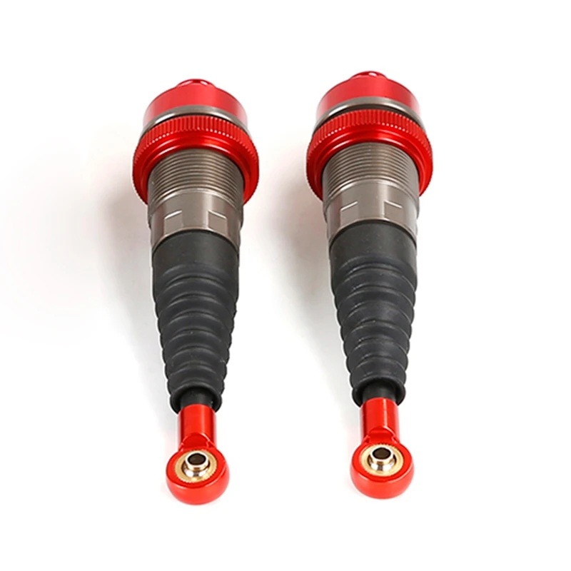 

CNC Metal Front Shock Absorber Dust Cover Shock Absorption Assembly for 1/5 HPI Rovan BAJA LT KM LOSI 5IVE-T 5T