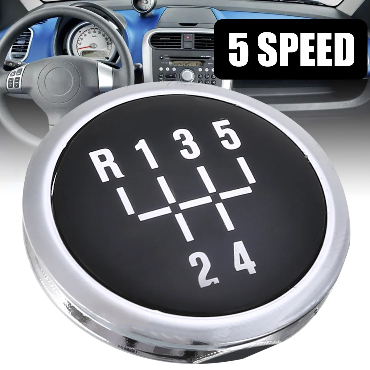 Mayitr 1pc 5 Speed Gear Knob Cap Top 161412 Dedicated Replacement Covers For VAUXHALL OPEL ASTRA III H CORSA D 2004-2010 | Автомобили и