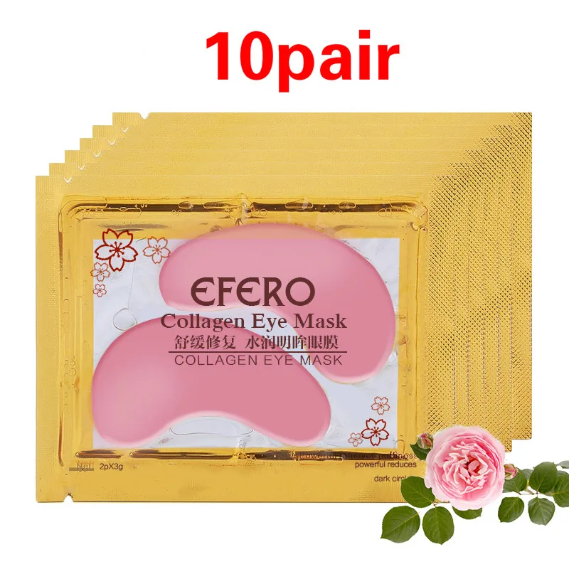 10pair style 15 10 пар, 24 к Золотая сыворотка, коллагеновая маска для глаз, маска для лица, против старения, против морщин, удаляет темные круги, мешки для глаз, гель, коллагеновая повязка на глаза - Цвет: 10pair style 15