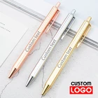 Деловой Подарок металлическая ручка с логотипом на заказ студенческий экзамен пишущая шариковая ручка рекламная креативная ручка оптовая продажа офисные принадлежности