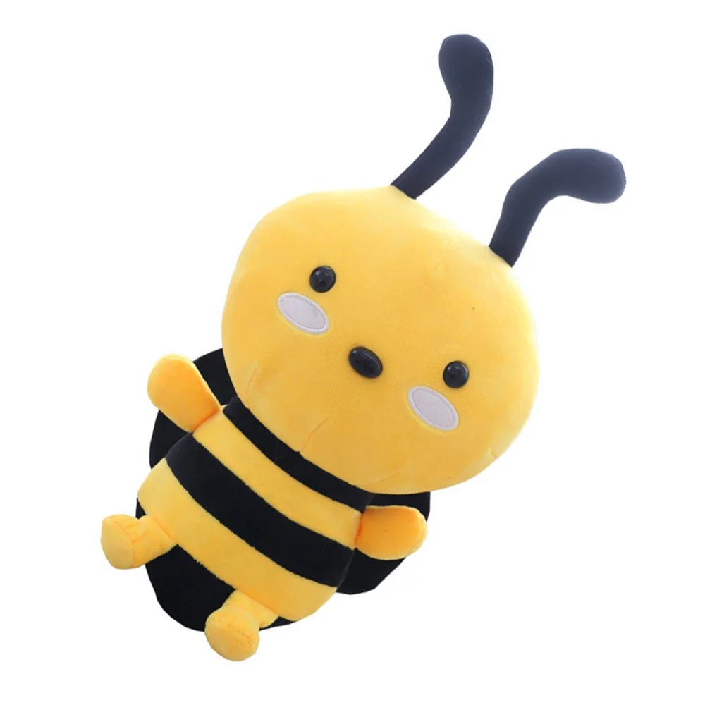 

1pc Bee Doll Pillow Plush Household Sleeping Doll Decorative Stuffed
