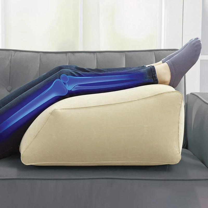 

Best Inflatable Pillow Wedge Memory Foam Cushion Plane Train Kids Bed Foot Rest Pad Body Leg Foot Support Rest Pillow Raiser