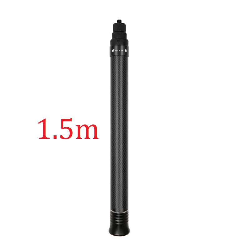 

1.5m Ultra-Light Carbon Fiber Invisible Selfie Stick For Insta360 ONE X2 / ONE R / ONE X 2021 Brand New Accessory