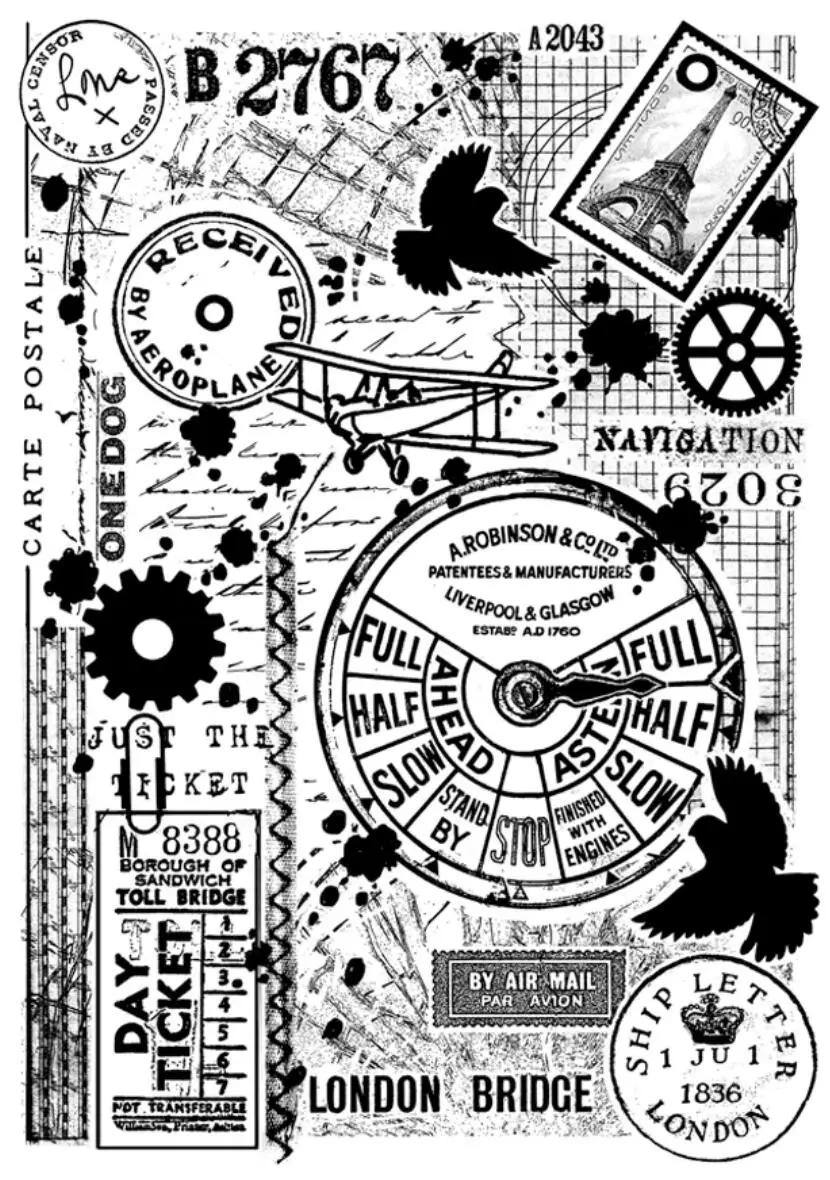 

Фон прозрачный силиконовый штамп/печать для DIY скрапбукинга/альбом декоративные прозрачные штампы листы A439